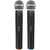 McGrey UHF-2V2I Ensemble Microphone Sans Fil Quad Avec 2 Micros Main Et 2 Micros Lavalier 50m thumbnail 6