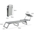 Set de 2 Tumbonas Stagecaptain CS-190 Plegables con Techo thumbnail 6