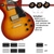 Rocktile Pro L-200OHB E-Gitarre Orange Honey Burst Gigbag Set thumbnail 6