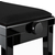 Classic Cantabile Banquette De Piano Modèle A Noir Brillant Velours Noir thumbnail 6