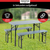 Stagecaptain Hirschgarten Set Tavolo Da Birreria Per Balcone 117 Cm Grigio 2x Set thumbnail 6
