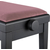 Classic Cantabile Banc De Piano Modell A Noir Mat Velours Rosé thumbnail 6