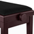 Classic Cantabile Banquette De Piano Modèle A Bois De Rose Velours Noir thumbnail 6