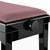 Classic Cantabile Banc De Piano Modèle A Noir Laqué Velours Rosé thumbnail 6
