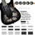 Rocktile Pro JK150-BSK E-Gitarre Skull  - Retoure (Verpackungsschaden) thumbnail 6