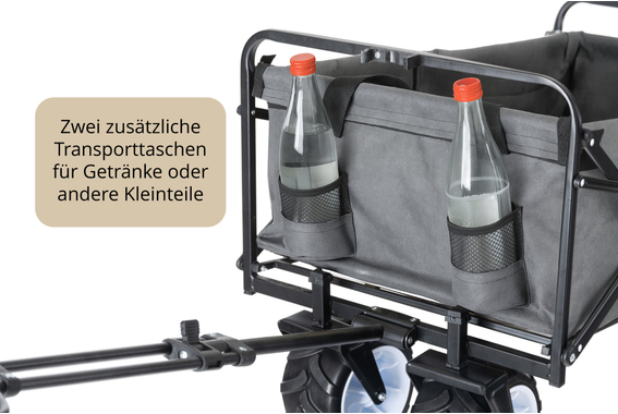 Stagecaptain Bollycart-907 GY Bollerwagen ohne Dach Grau  - Retoure (Zustand: gut) image 6