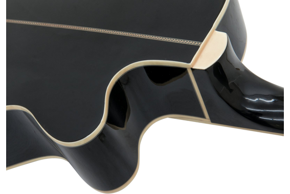 Dimavery AW-400 Guitare Western Gaucher Noire image 6