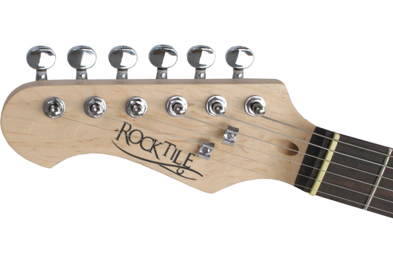 Rocktile Pro ST3-BK/RW-L Linkshänder (Lefty) E-Gitarre Black  - Retoure (Zustand: gut) image 6
