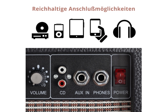 Rocktile Sphere Classic E-Gitarre Sunburst Set image 6