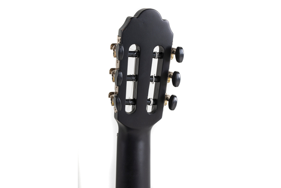 GEWA Student Elektro 4/4 Konzertgitarre Schwarz image 6