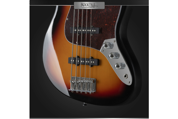 Rocktile Pro JBS50-SB E-Bass Sunburst  - Retoure (Zustand: gut) image 6