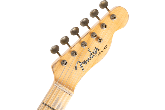 Fender Custom Shop Limited Edition '50s "Cocked Wah" Pine Esquire Super Heavy Relic Aged Cimarron Red image 6