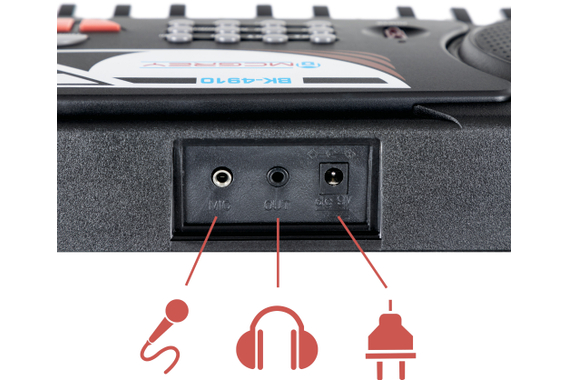 McGrey BK-4910BK Keyboard mit 49 Tasten und Notenhalter  - Retoure (Zustand: sehr gut) image 6