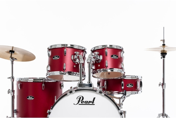 Pearl RS505C/C747 Roadshow Drumset Matte Red image 6