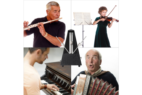 Steinmayer M-03G Metronomo con Campanello Nero image 6