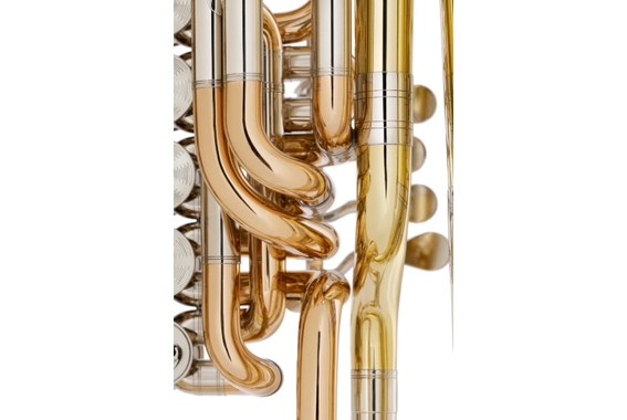 Miraphone F-Tuba 481 Elektra Messing/Goldmessing 6-klepperig image 6