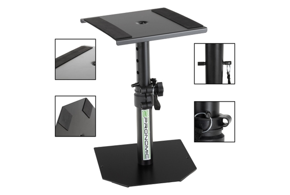 Pronomic SLS-36P BK Pied De Table Pour Moniteurs Studio image 6
