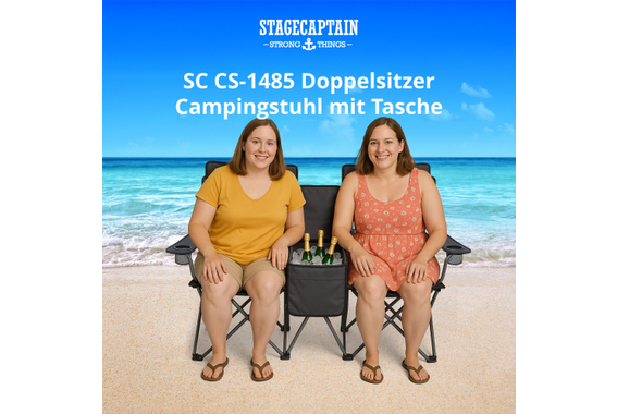 Stagecaptain CS-1485 Doppelsitzer Campingstuhl  - Retoure (Zustand: sehr gut) image 6