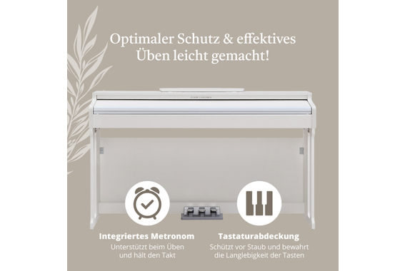 Classic Cantabile DP-220 WM E-Piano Weiß matt  - Retoure (Zustand: sehr gut) image 6
