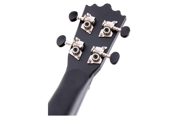 Classic Cantabile BeachBuddy Blackbird Ukulele Set incl. Tuner e Scuola image 6