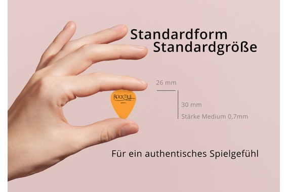 Rocktile Plettri Yellow Medium Confezione Da 12 image 6