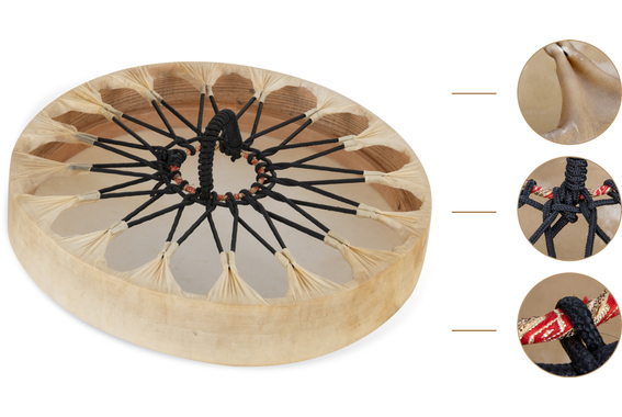 Classic Cantabile SD-18 Sjamaantrommel 18" Set met Standaard image 6