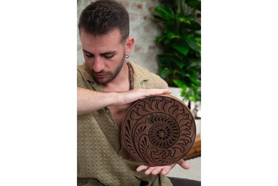 Meinl RDO10F Sonic Energy 10" Rain Disk Son D'Océan Avec Gravure Inspirée De Fibonacci image 6