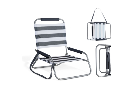 Stagecaptain CS-51 Chaise Pliante de Plage avec Sangle d'Épaule Lot de 2 image 6