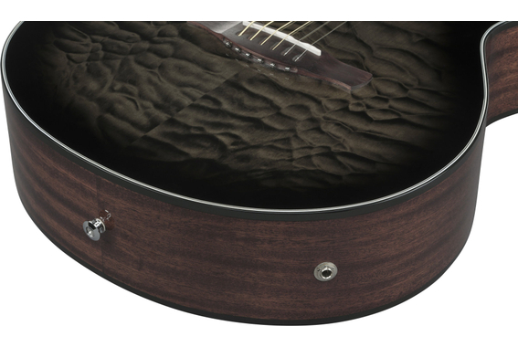 Ibanez AEWC16QA-TKH Western Guitar Transparent Black Sunburst Gloss image 6