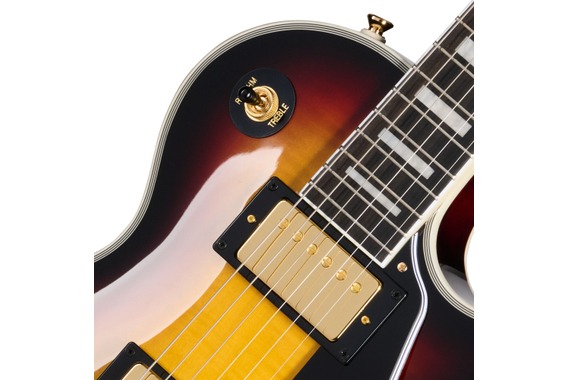 Epiphone Les Paul Custom Figured Triburst image 6