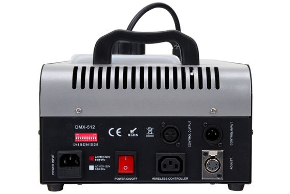 Showlite SN-1500D DMX Nebelmachine 1500W incl. Afstandsbediening met Timer Set met 5l Fluid image 6