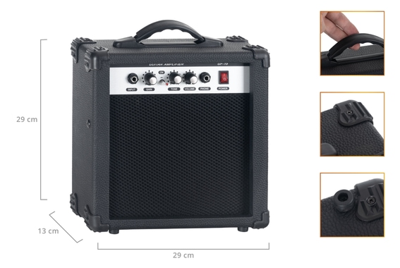 Set Guitares Électriques Rocktile Banger's Powerpack Noir incl. Ampli, Housse, Accordeur, Câble, Sangle, Cordes et Cours incl. CD/DVD image 6