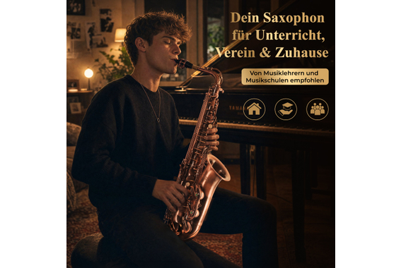 Classic Cantabile AS-450 Antique Red Altsaxophon  - Retoure (Zustand: sehr gut) image 6