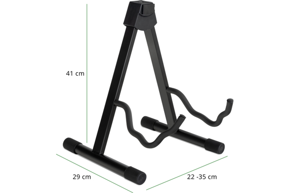 Classic Cantabile Combi Gitaarstandaard E-/A-Gitaar 3x Set image 6