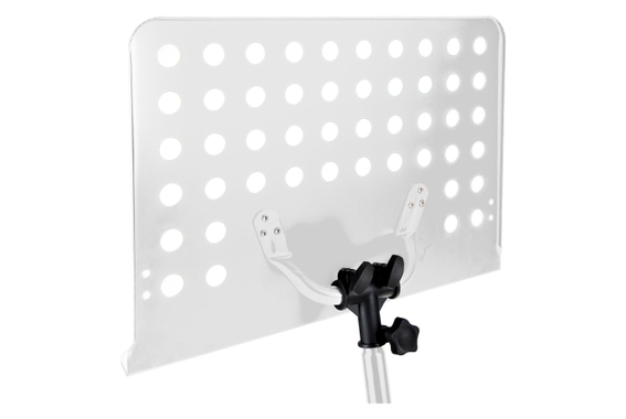 Pupitre D'Orchestre Classic Cantabile En Tôle Perforée Heavy Blanc image 6