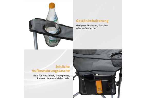 Stagecaptain CSF-600 MKII Nick Poltrona da Campeggio con Poggiapiedi image 6