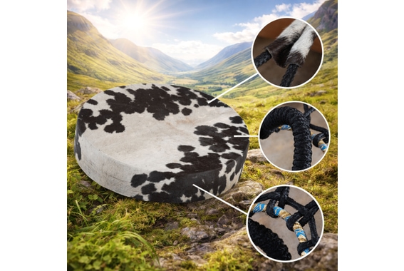 Classic Cantabile HSD-16 Traditionele Sjamanentrommel met Runderhuid 16" Set met Tas image 6