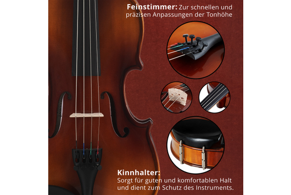 Classic Cantabile Student Violinset 1/2  - Retoure (Zustand: gut) image 6