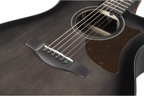 Ibanez AAM70CE-TBN Transparent Charcoal Burst image 6