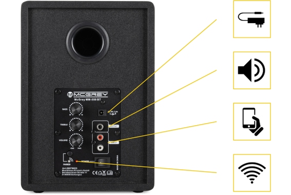 McGrey MM-550BT Ensemble d'enceintes actives multimédia image 6