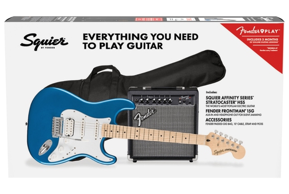 Pack Squier Affinity Strat HSS Lake Placid Blue image 6
