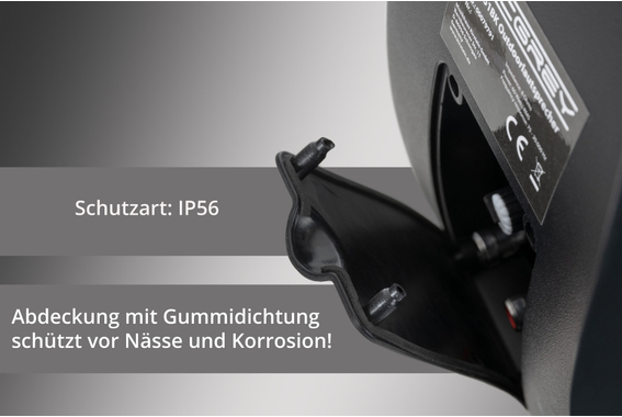 McGrey OLS-651BK Outdoor-Lautsprecher 60 Watt Schwarz  - Retoure (Zustand: sehr gut) image 6