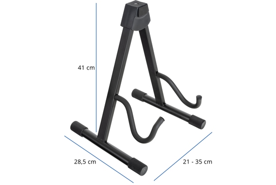 Porte-guitares Classic Cantabile GS-2009E pour E-Guitare, E-Basse Set de 5 image 6