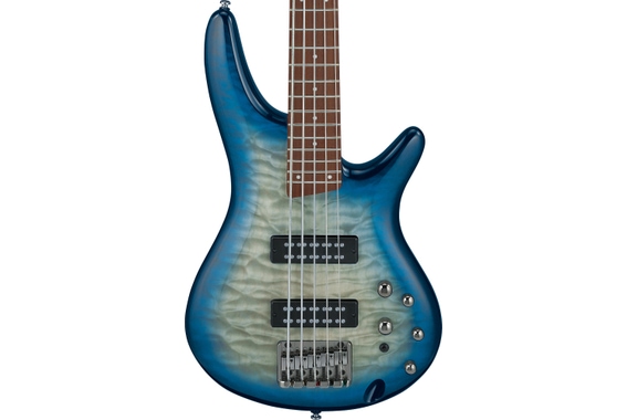 Ibanez SR405EQM-SCB Bajo Eléctrico Stained Cosmic Blue Starburst image 6