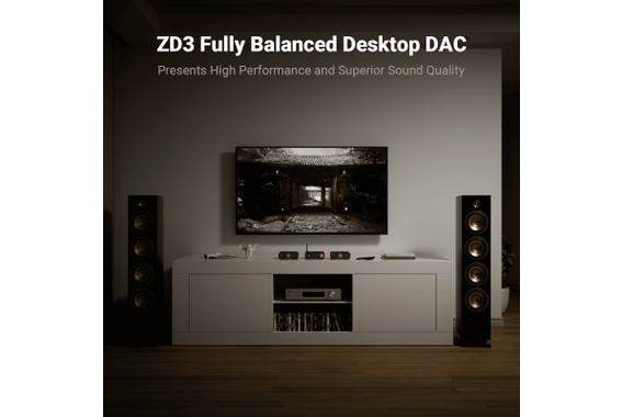 JBL 305P MKII / Fosi ZD3 HDMI Studiomonitor HiFi-set image 6