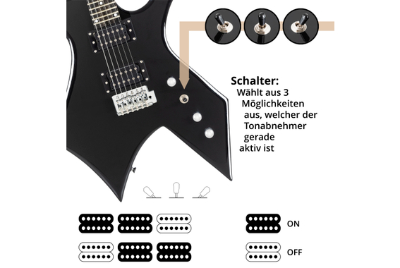 Rocktile Warhead E-Gitarre  - Retoure (Zustand: sehr gut) image 6