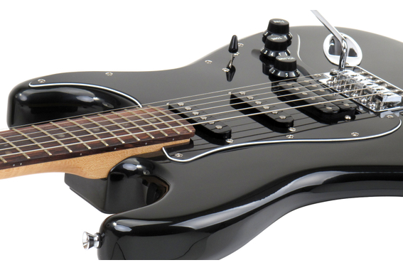 Rocktile Pro ST60-BK Guitare Électrique Tout Noire Set Avec Housse Souple image 6