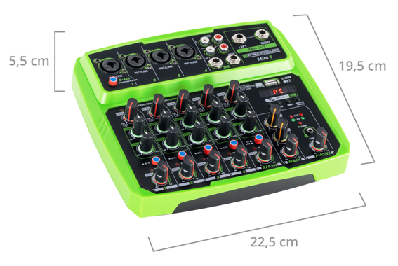 Pronomic Mini6 6-Kanal USB-Mischpult  - Retoure (Zustand: sehr gut) image 6