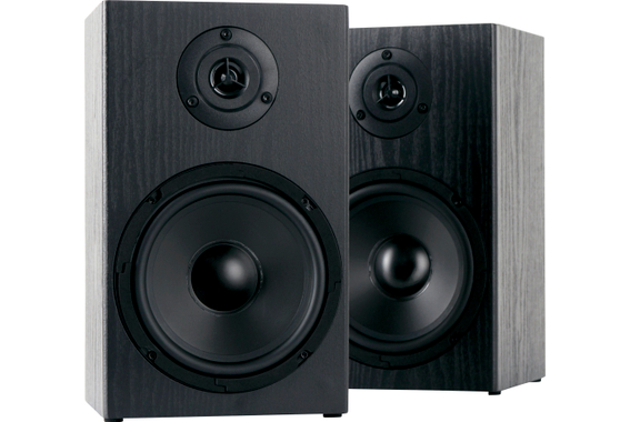 McGrey BSS-265 BK 6,5" HiFi Regallautsprecher Paar Schwarz 2x 40W RMS  - Retoure (Zustand: gut) image 6