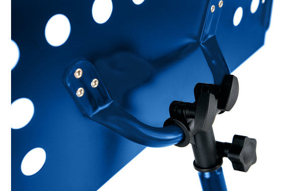 Classic Cantabile Pupitre D’Orchestre En Tôle Perforée Heavy Bleu Lot De 3 image 6